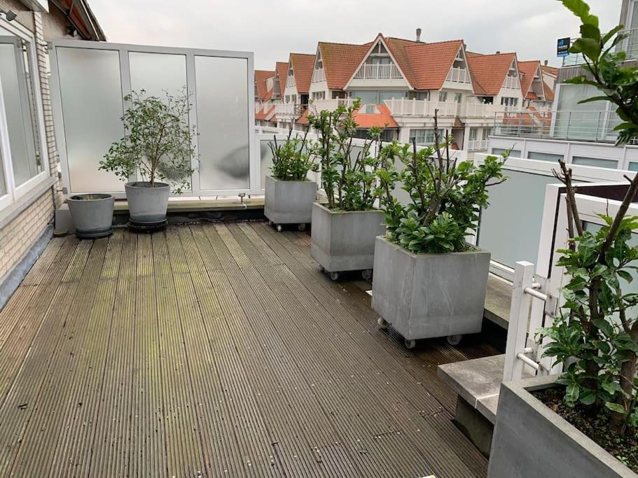 Апартаменты Zoute Penthouse Кнокке-Хейст Экстерьер фото